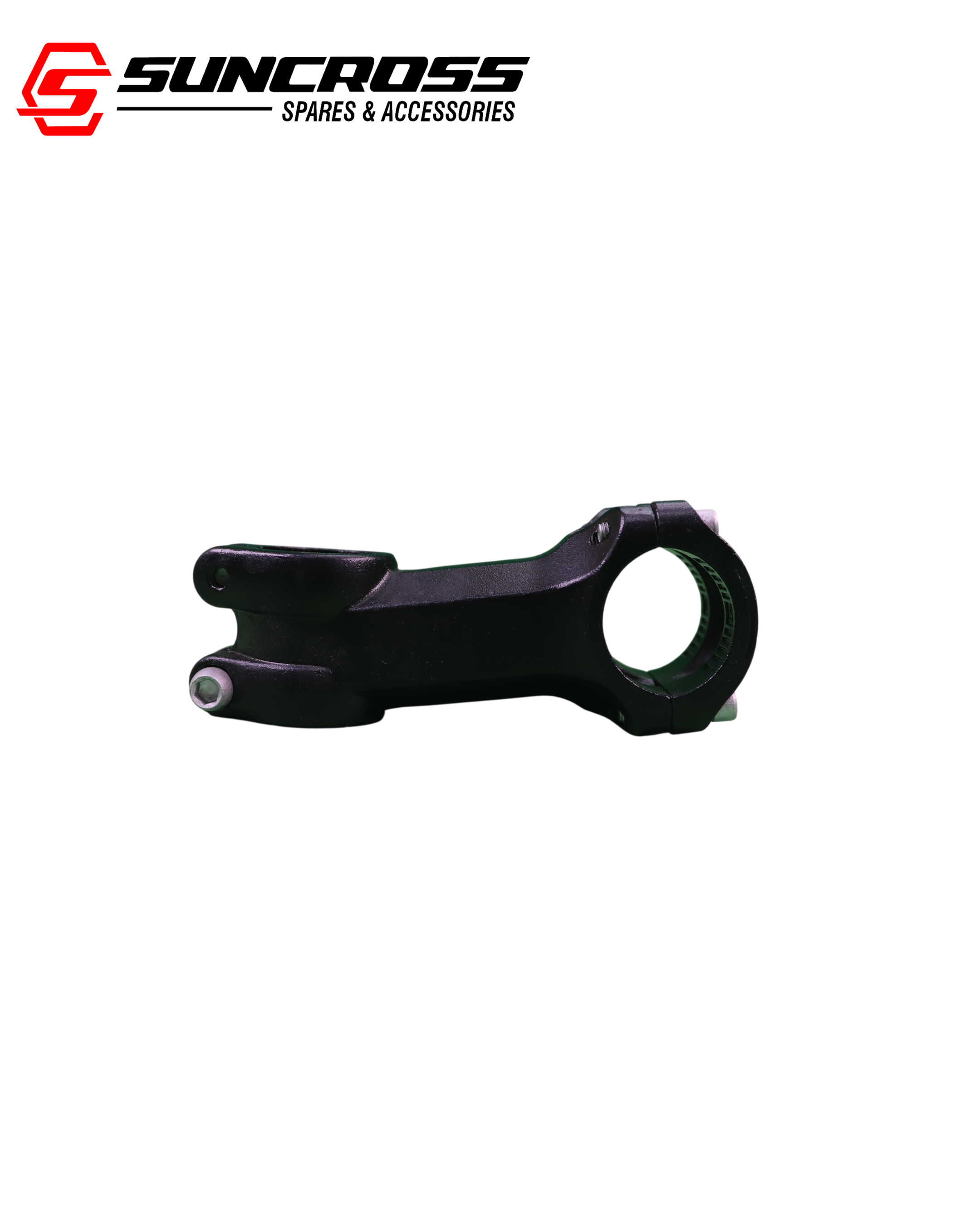 Black Alloy Bicycle Handle Stem 31.8mm 80mm